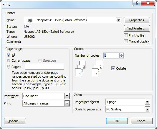 SECTION 3 OPERATING PRINTER Printer Driver Properties The Printer Driver controls Printer operation and allows you to send fixed and variable text and graphics to Printer.