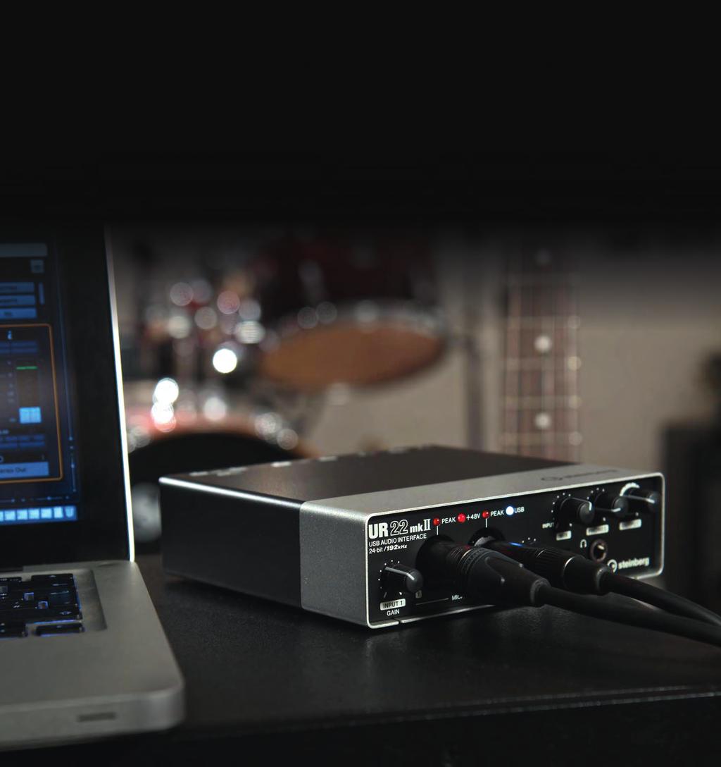 2 x 2 USB 2.0 Audio Interface with 2 x D-PRE and 192 khz support UR22mkII key features 24-bit/192 khz 2 x 2 USB 2.