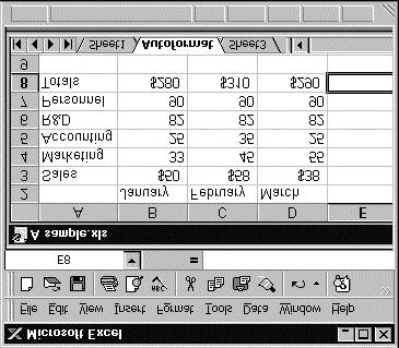 Autoformat There are lots of manual formatting options you can apply to your spreadsheet, but Excel also offers an autoformat option.