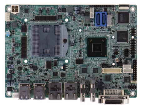 Single Board NANO-QM770 V DC input SATA Gb/s EPIC SBC Supports Socket G for Intel nm Mobile, DVI-I/Dual HDMI/, Dual PCIe GbE,.