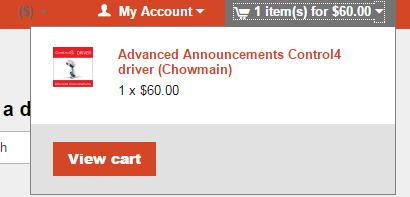 STEP 2 Purchase driver licence 1. Visit https://www.drivercentral.io/chowmain-ltd/ and find the product/driver you want to purchase a licence for. 2. Click on the Add to Cart button 3.
