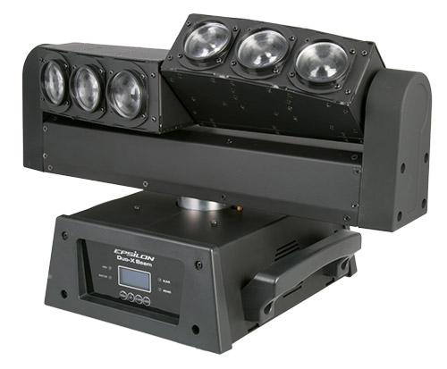 99 14-15 The EPSILON DUO X-BEAM is the ultimate compact Duo Head Moving Beam fixture designed to produce continuous mind blowing Beam Arial effects with infinite