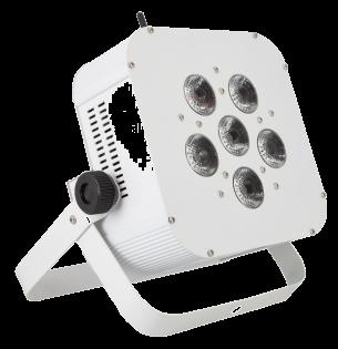 99 TrimPar 6VR 49 The EPSILON TrimPar 6VR is a powerful 5-in-1 (RGBWA) low profile LED wash light with 6* 10 watt LEDs including an IRC remote for easy