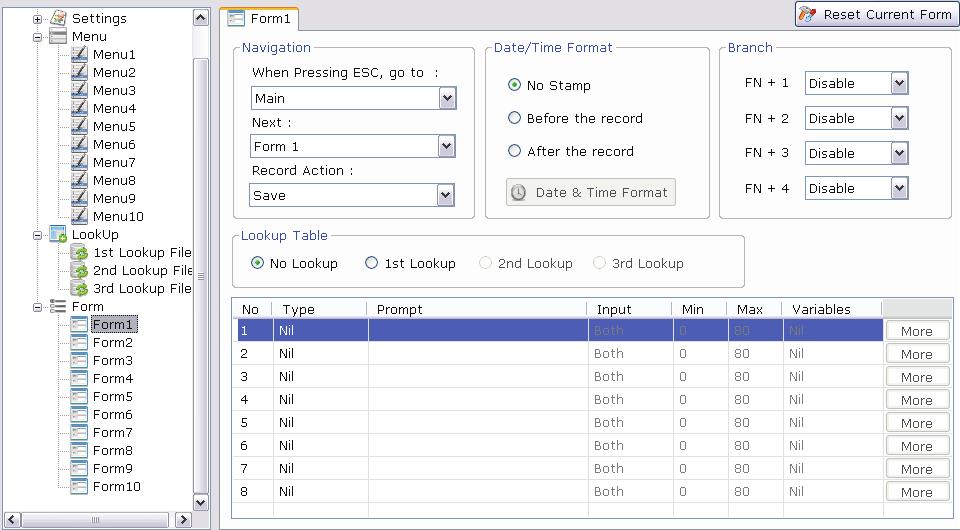 Managing Forms A form consists of a sequence of inputs that can take on various values for data collecting purpose.