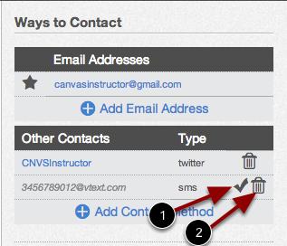 However, if you want to add an additional email address, click the Add Email Address link [1].