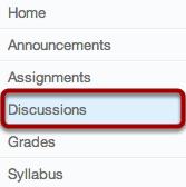 How do I start a Discussion? Learn how to create and start a Discussion in your course. If you are not using Draft State, view an archived version of this lesson.