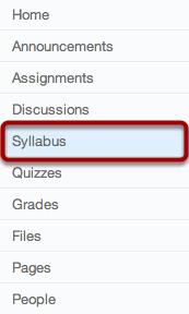 What is the Syllabus?