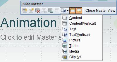 Modifying slide masters Anytime you can modify slide masters and customize them. To modify a slide master: 1. Click View > Master > Slide Master. 2.
