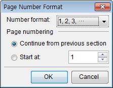 In the Page Number dialog box, select the position of the page numbers and their alignment style from the Position and Alignment drop don lists respectively. 3.