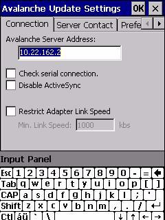 68 Wavelink Avalanche Enabler User Guide To configure the IP address: 8 From the Enabler File menu, select Settings. The Input Settings Password dialog box appears.