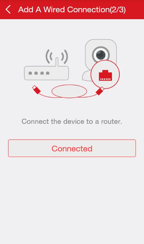 The selected Wi-Fi name will be displayed on the Network Connection interface.