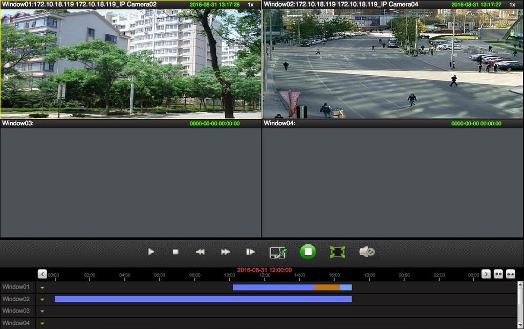 6.5 VCA Playback You can set VCA rule to the searched video files and find the video that motion detection occurs.