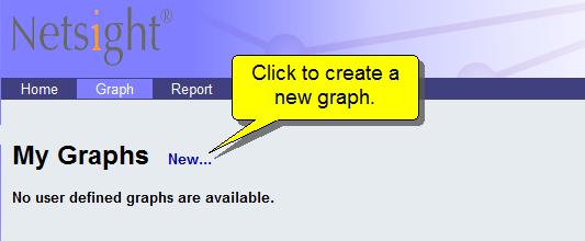 option to create your own graphs. To do this, click on the My Graphs item. 5.