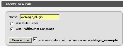 Having done this, create a new TrafficScript rule in Stingray Traffic Manager to add the extra header, and enable it in the virtual server for your WebLogic cluster as follows: Go to Services >