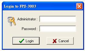 5. After you login successfully, from the Server menu, select TCP/IP. The Set IP Address dialog appears. 6.