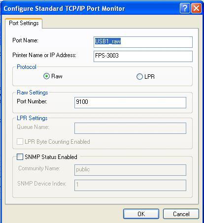 If your server is running on a different LAN than your Windows PC such as wireless Windows PC, you must type server s IP address in Printer Name or IP Address box. 6. Click Next. 7.