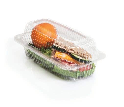 29367 29367 29258 29250 ECO GRAB N GO HINGED CONTAINERS Eco Grab N Go Containers are made with less plastic than conventional containers.