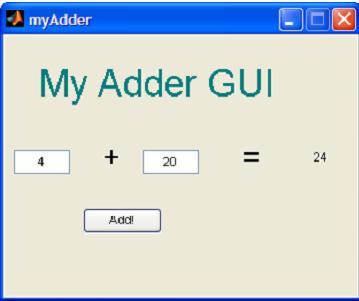 Simple GUI examples http://webee.technion.ac.