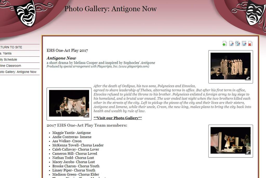 ADD PHOTO GALLERIES TO YOUR PAGES (continued) NOTE: Gallery 2 will always be on the left side and Gallery 3 will always be on the right side. Gallery 2 will always be above Gallery 3.