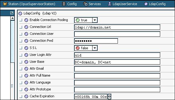 3 In the Connection Url box, enter the URL of the LDAP server. 4 In the Connection User box, enter the username which is used to login to the LDAP server.