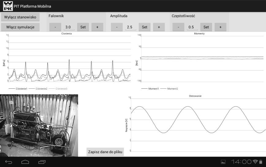 P... Sobczyk The developed mobile platform application allows the user perform the following tasks: study of static and dynamic characteristics of proportional distribution valve.