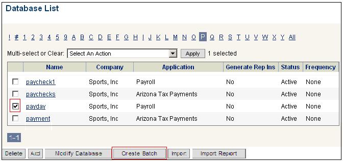 Enter the date the payroll transactions should be made to your employees.