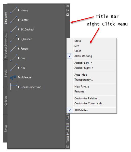 The Basics Let s start at the beginning, How to locate, open, and close the tool palette window. The keyboard shortcut for opening and closing is CTRL+3.