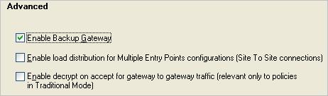 2. Select an entry point mechanism: First to respond By VPN domain Random selection Multiple Entry Point VPNs Manual priority list If "By VPN domain" or "Manually set priority list" is selected,
