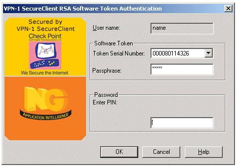Configuring Remote Access VPN If the token requires a passphrase, the remote user