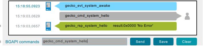 NCP Host Development 6. You can also issue commands manually. For example, the system hello command can be used at any time to verify that communication between the host and the device is working. 3.