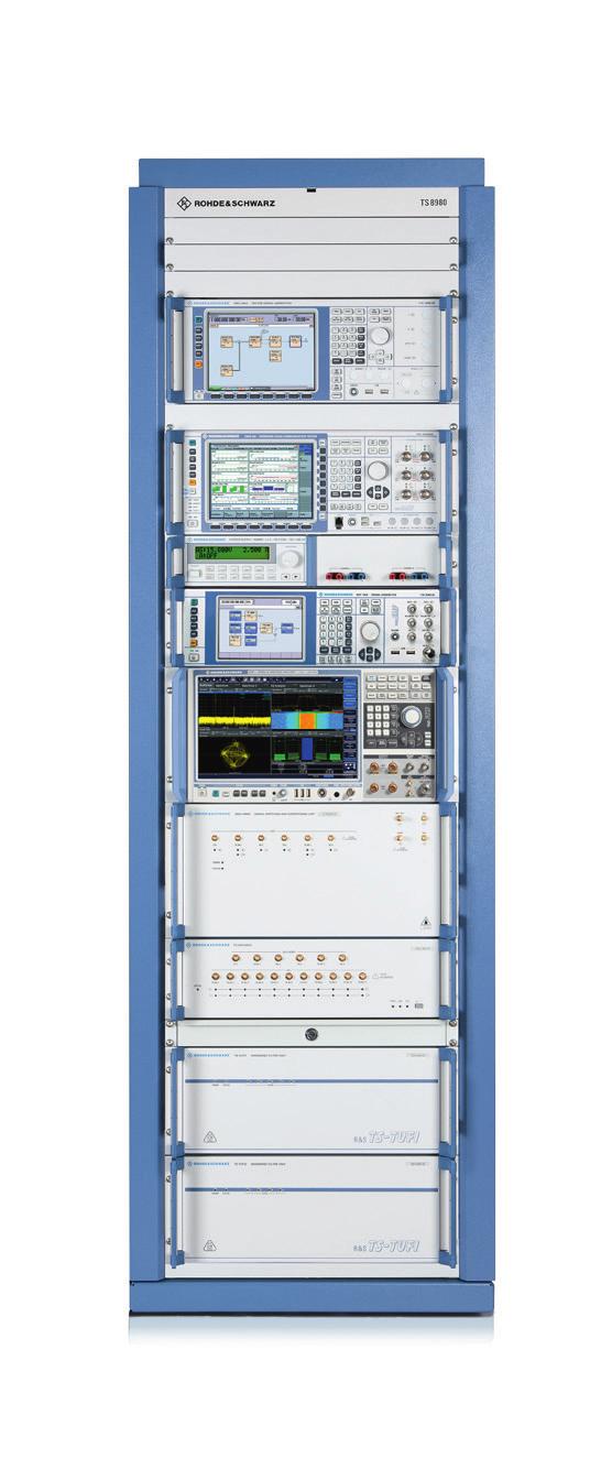 Highlights of the R&S TS-RRM test system include:
