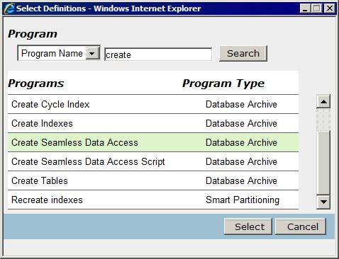 Archive Schema Password Schema password for allowing access to history data. Combined / Archive Schema Location Specify whether schemas were created at the data source or data target.