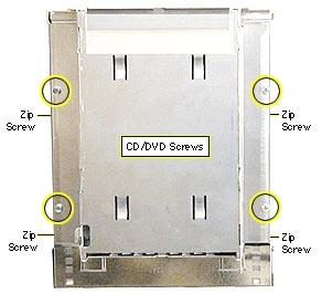 Take Apart CD-ROM, DVD-ROM, or DVD-RAM Drive - 70 Note: Perform the following procedure if you are replacing the CD-ROM, DVD-ROM, DVD-RAM, or Zip drive.