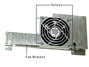 Take Apart Fan - 76 Perform the following procedure only if you are replacing the fan.