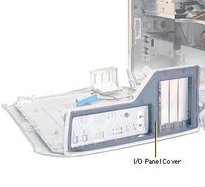 Take Apart I/O Panel Cover - 119 I/O Panel Cover Before you begin, do the following: Open the