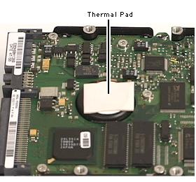 Take Apart Hard Drive, Ultra2 LVD SCSI - 58 9 If you re replacing the thermal pad on the drive, remove the old pad and apply the new pad to the