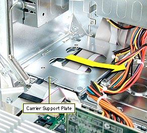 Take Apart Carrier Support Plate - 63 2 Lift the