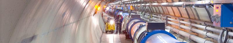 Large Hadron Collider World s biggest particle accelerator Ring with 27km in circumference, 100m below