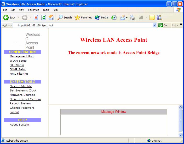Chapter 3 Access to Web-based Interface 3.