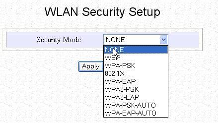 Chapter 4 Common Configuration 4.5 WLAN Security This section illustrates how to make your WLAN more secure.