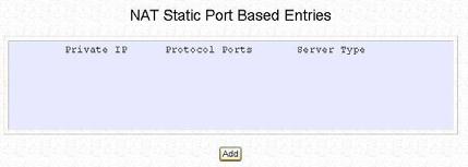 Chapter 5 Further Configuration Set up Port Forwarding For Known Server Click on NAT from the CONFIGURATION menu. Ensure whether the NAT Status is enabled.