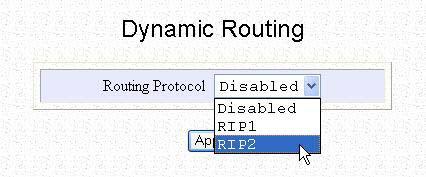 Chapter 5 Further Configuration Dynamic Routing Netkrom AIR-BR500G/GH supports RIP1 (Routing Information Protocol) and RIP2 (Routing Information Protocol version 2), and periodically broadcasts its
