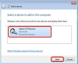 13) "Add a device" aken avaneb ning Windows otsib bluetooth