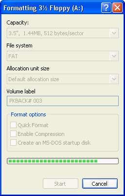 29 / 38 21.01.2005 7:19 6. Klõpsa nupul Apply. Disketi vormindamine Turustatakse nii vormindatud kui vormindamata diskette.