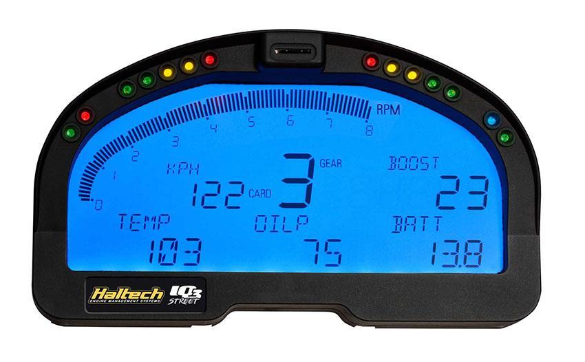 Haltech IQ3 Street Dash Guide Thank you for purchasing a Haltech IQ3 Street dash. This guide provides information on the installation and basic use of your dash.