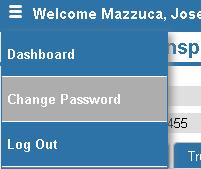 Additional Features Additional Features > Change Password The Mechanic has the ability to Change their Password as necessary.