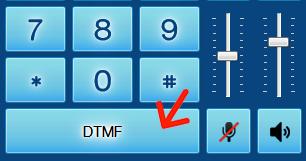 Call management 11 SEND DTMF TONE Sending DTMF tones could be useful for example with many voice responders and call centers, it is necessary, during the call, to select the "DTMF" button to enable