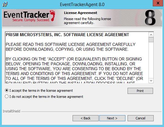 Figure 27: License Agreement 24. Click the Next > button. 25.