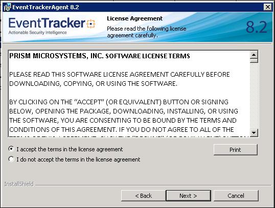 Figure 4: License Agreement 4. Click the Next > button. 5.
