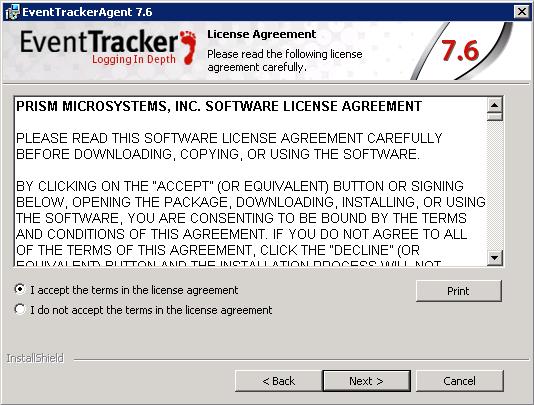 Figure 55: License Agreement 35. Click the Next > button. 36.